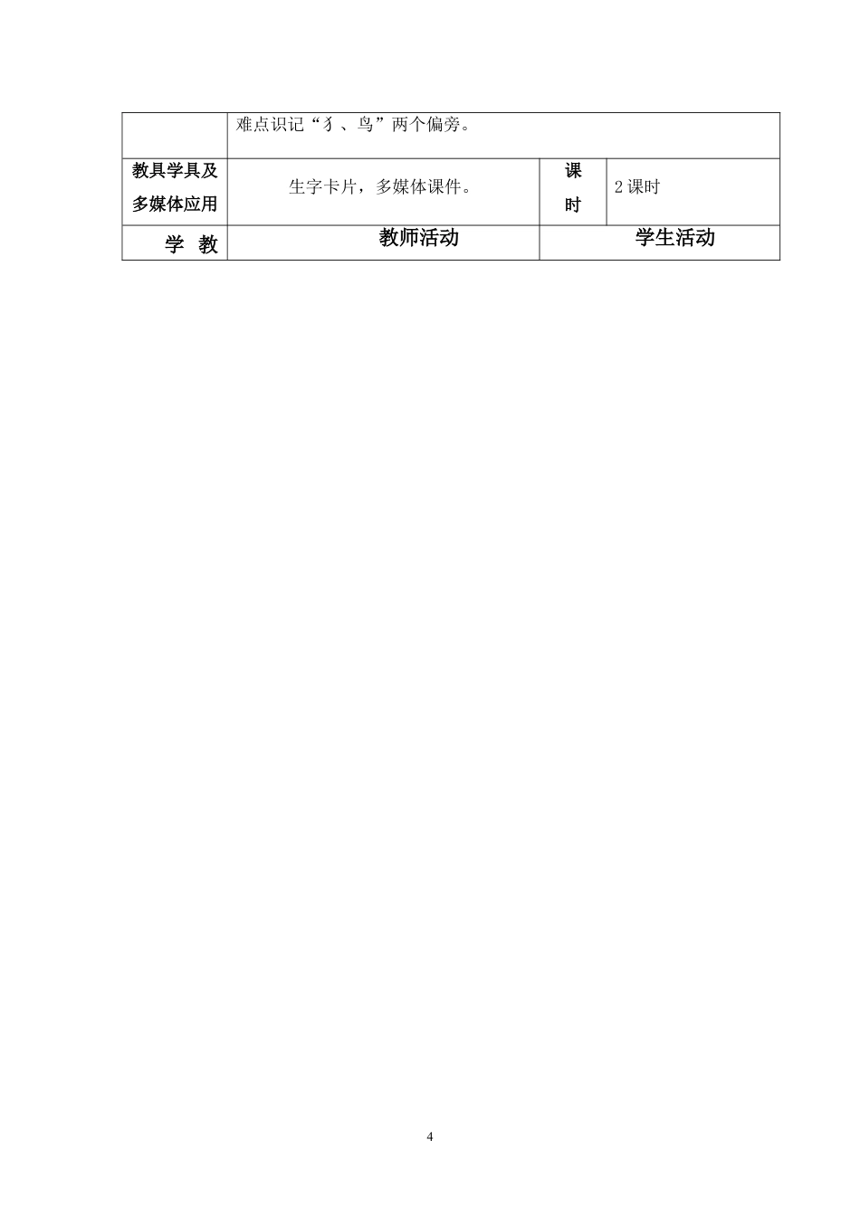 小学语文教案设计第五单元_第4页