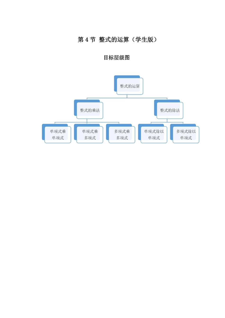 2023-2024学年北师版七年级数学成都地区寒假专题作业 第4节 整式的运算（含答案）.pdf_第1页