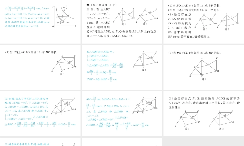 2023届中考数学成华区一诊试卷【课件】.pptx