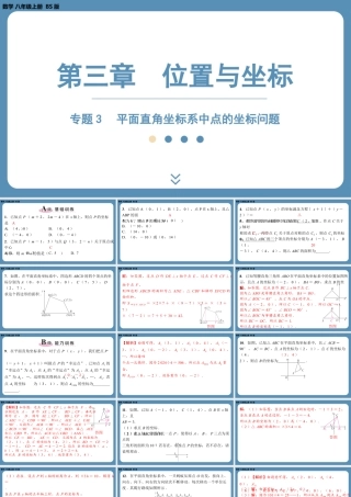 2024-2025学年度北师版八上数学-专题3-平面直角坐标系中点的坐标问题【课外培优课件】.pptx