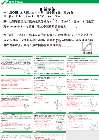 2024成都中考数学B卷专项强化训练02.B卷专练二课件.pptx