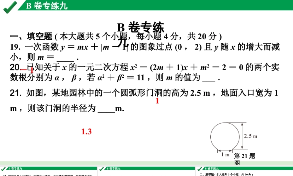 2024成都中考数学B卷专项强化训练九课件.pptx