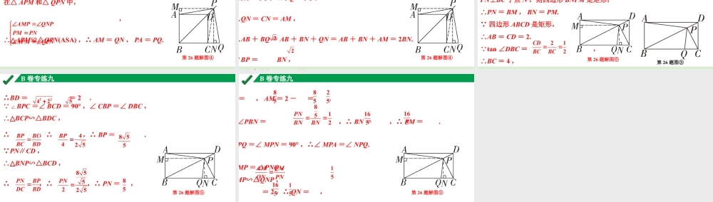 2024成都中考数学B卷专项强化训练九课件.pptx