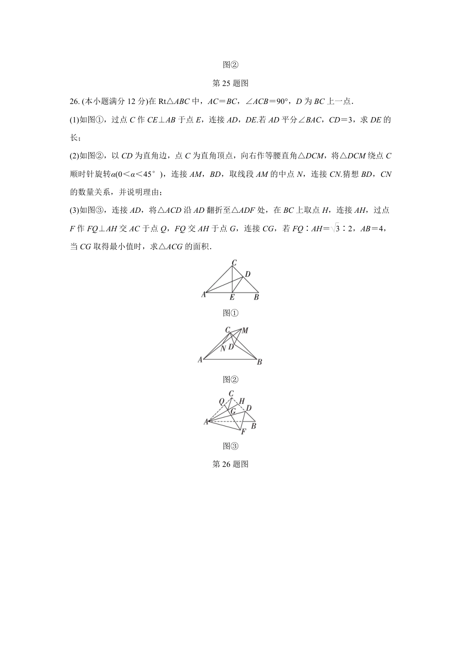 2024成都中考数学B卷专项强化训练三 (含答案).pdf_第3页