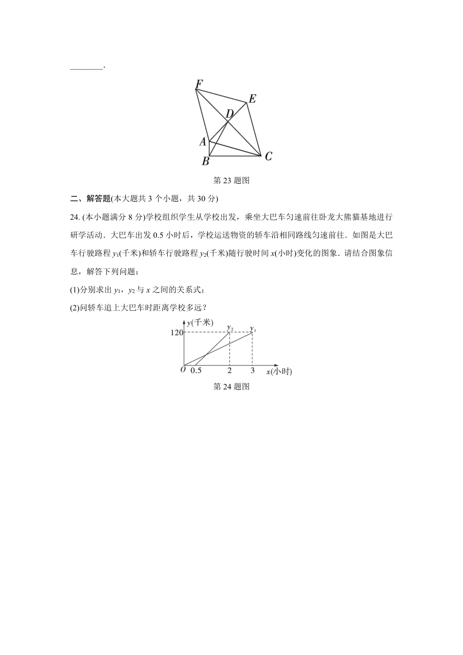 2024成都中考数学B卷专项强化训练十六 (含答案).pdf_第2页