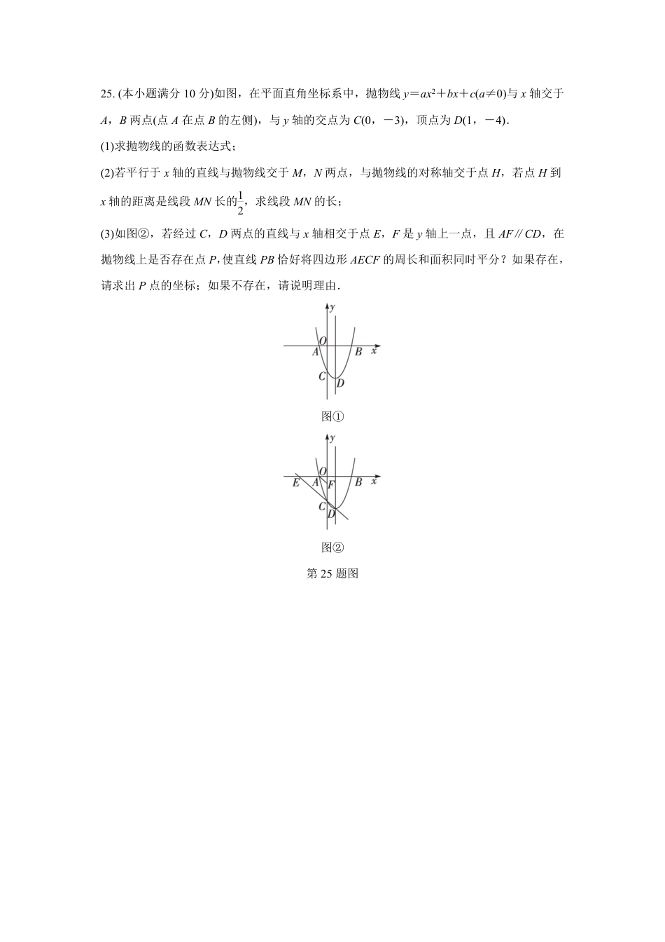 2024成都中考数学B卷专项强化训练十一 (含答案).pdf_第3页