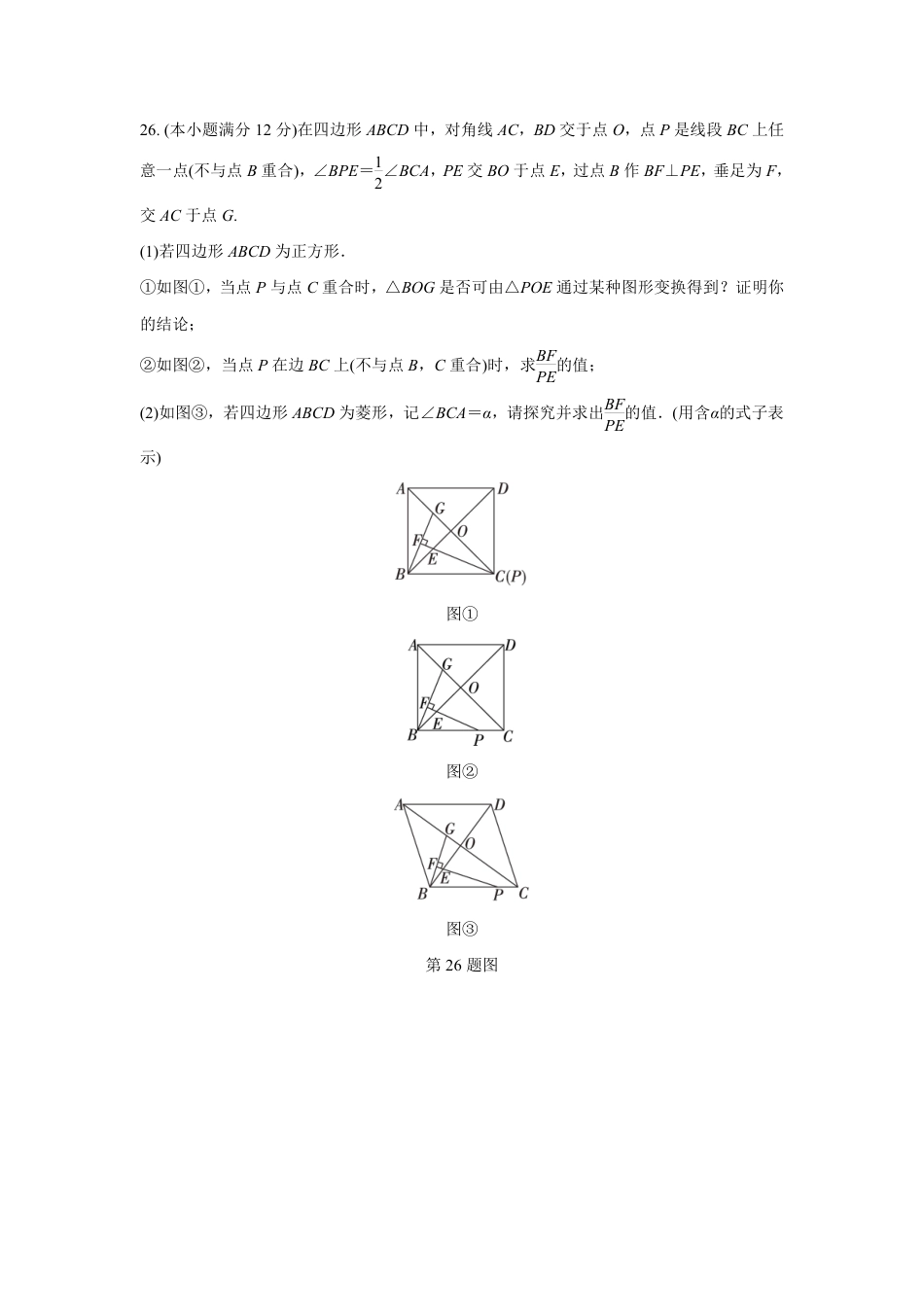 2024成都中考数学B卷专项强化训练四 (含答案).pdf_第4页