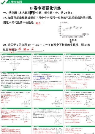 2024成都中考数学B卷专项强化训练四课件.pptx