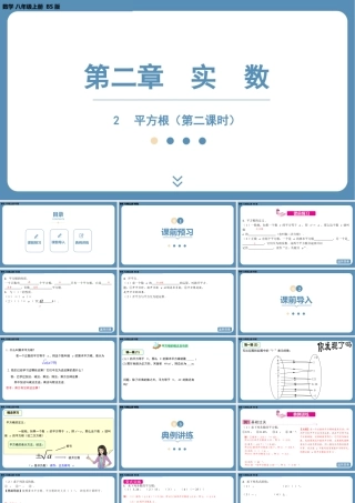 2024-2025学年度北师版八上数学2.2平方根（第二课时）【课件】.pptx