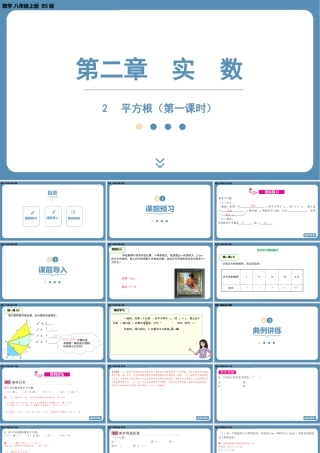 2024-2025学年度北师版八上数学2.2平方根（第一课时）【课件】.pptx