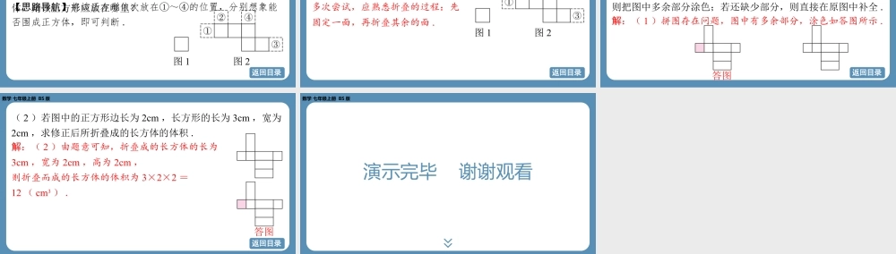 2024-2025学年度北师版七上数学1.2从立体图形到平面图形（第一课时）【课件】.pptx