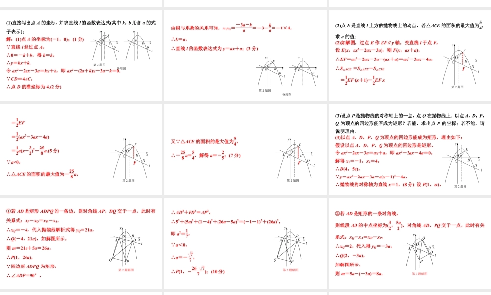 2024成都中考数学二轮重点专题研究 微专题 特殊四边形存在性问题（课件）.pptx