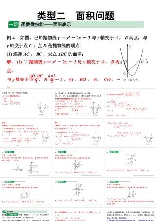 2024贵州中考数学二轮复习贵州中考题型研究 类型二 面积问题（课件）.pptx