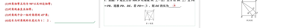 2024海南中考数学二轮重点专题研究 第24课时  正方形（课件）.pptx