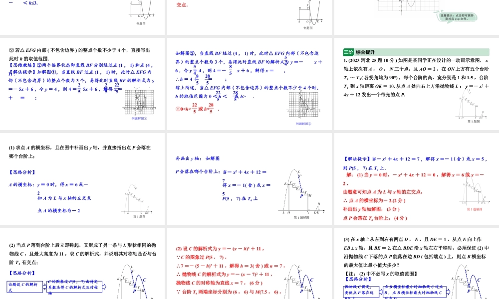 2024河北中考数学二轮重难专题研究 专题二 函数图像与性质综合题（课件）.pptx