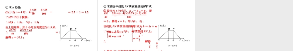 2024河北中考数学二轮重难专题研究 专题三 函数的实际应用（课件）.pptx