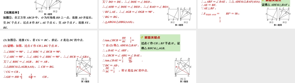 2024河南中考数学专题复习第三部分 题型二 微专题7 十字模型 课件.pptx