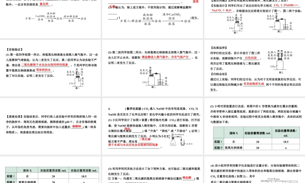 2024成都中考化学二轮复习 微专题 无明显现象反应的探究（课件）.pptx