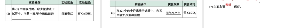 2024成都中考化学二轮复习微专题 氢氧化钠、氢氧化钙变质的探究（课件）.pptx