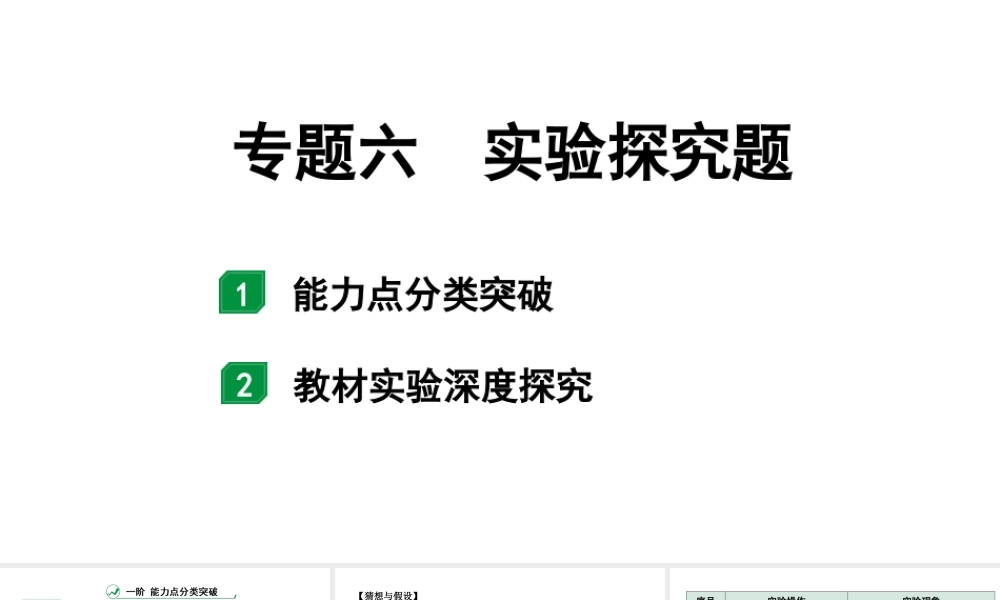 2024成都中考化学二轮复习之中考题型研究 专题六  实验探究题（课件）.pptx