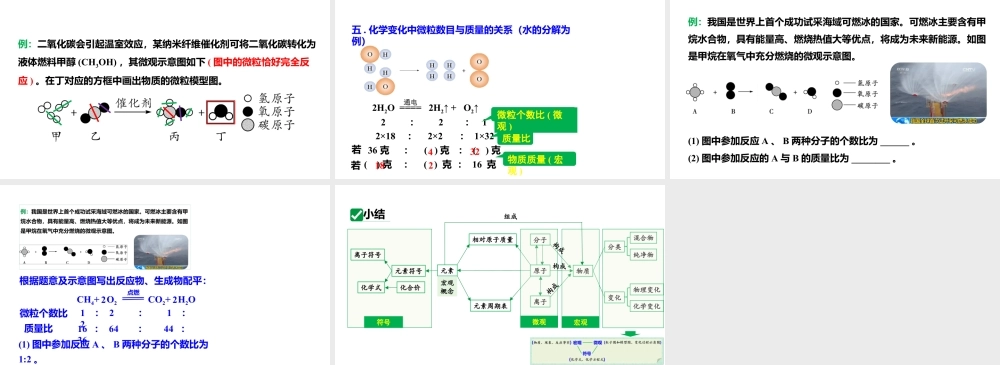 2024成都中考化学试题研究大单元复习-从微观粒子的角度认识物质的构成和组成及变化 课件.pptx