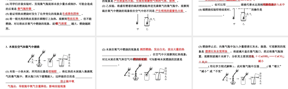 2024甘肃中考化学一轮复习之中考考点研究 第二单元 我们周围的空气（课件）.pptx