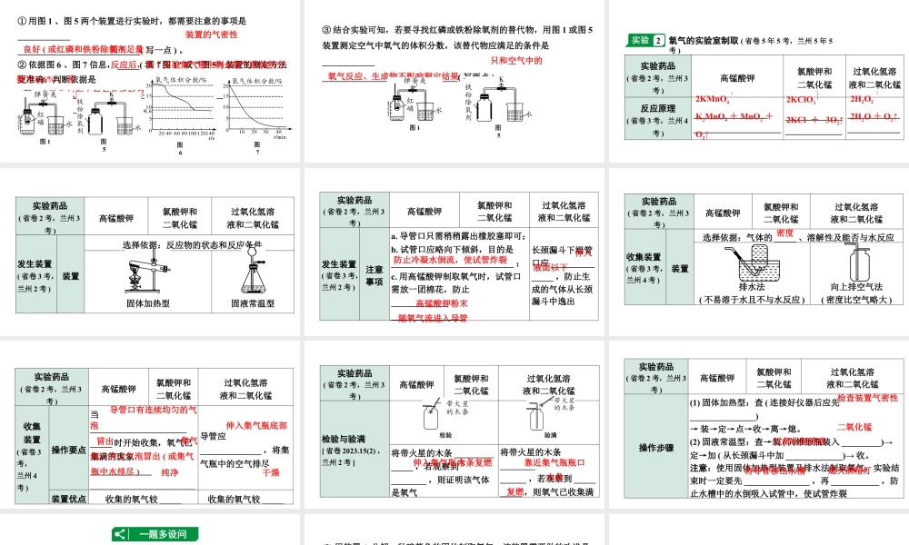 2024甘肃中考化学一轮复习之中考考点研究 第二单元 我们周围的空气（课件）.pptx