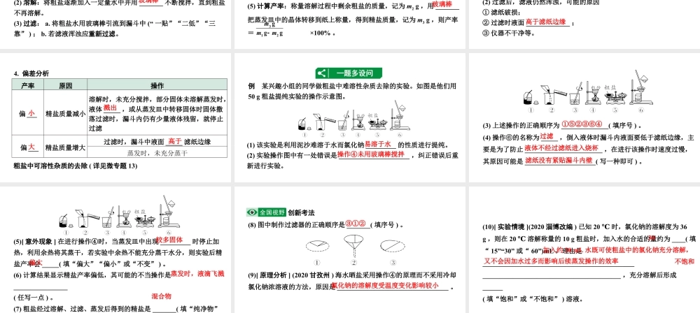 2024甘肃中考化学一轮复习之中考考点研究 微专题　盐　化肥（课件）.pptx