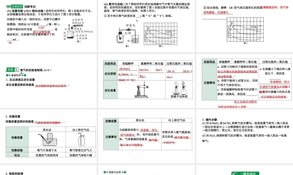 2024海南中考化学一轮复习 中考考点研究 第二单元 我们周围的空气（课件）.pptx