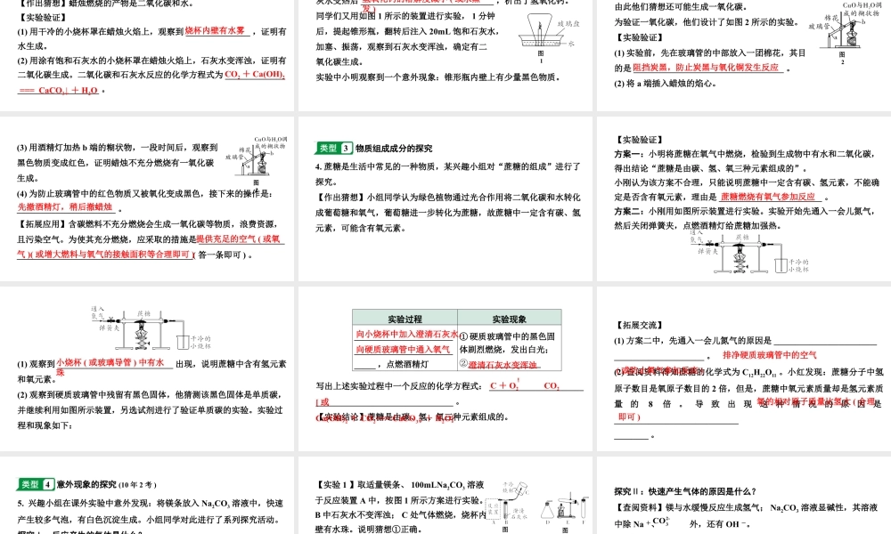 2024河北中考化学二轮重点专题突破 专题五 实验探究题（课件）.pptx