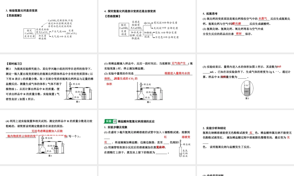 2024江苏中考化学二轮中考考点研究 第9讲  酸和碱（课件）.pptx