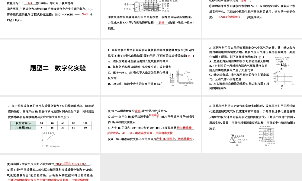 2024辽宁中考化学二轮重点专题研究 全国视野 推荐题型（课件）.pptx