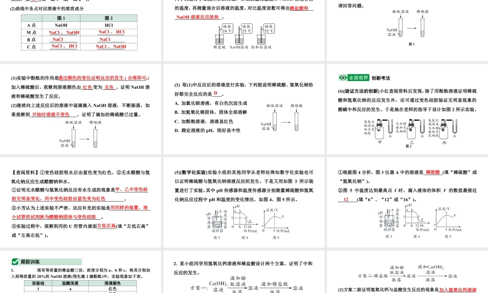 2024辽宁中考化学二轮重点专题研究 微专题 酸碱中和反应（课件）.pptx