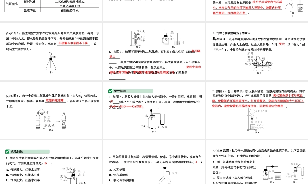 2024宁夏中考化学二轮重点专题突破 主题17 横向实验归类练（课件）.pptx