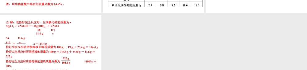 2024宁夏中考化学二轮重点专题突破 专题五 计算应用题（课件）.pptx