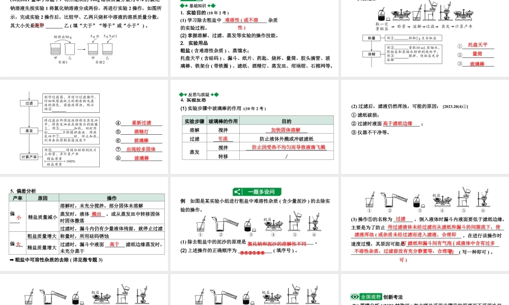 2024沈阳中考化学二轮专题突破 第6章  溶解现象（课件）.pptx