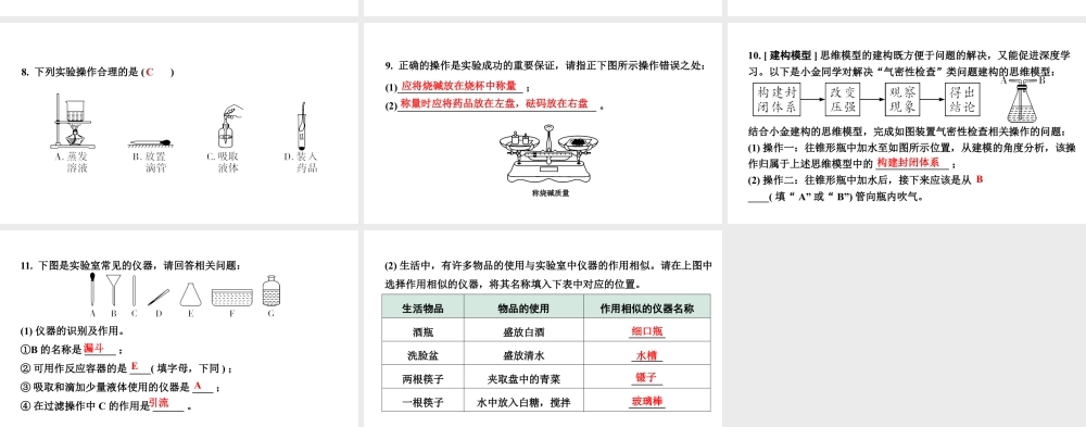 2024沈阳中考化学二轮专题突破 怎样学习和研究化学（课件）.pptx