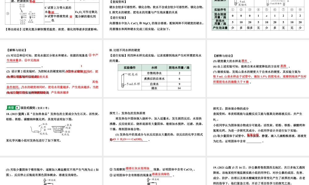 2024四川中考化学二轮复习 专题七 实验探究题（课件）.pptx