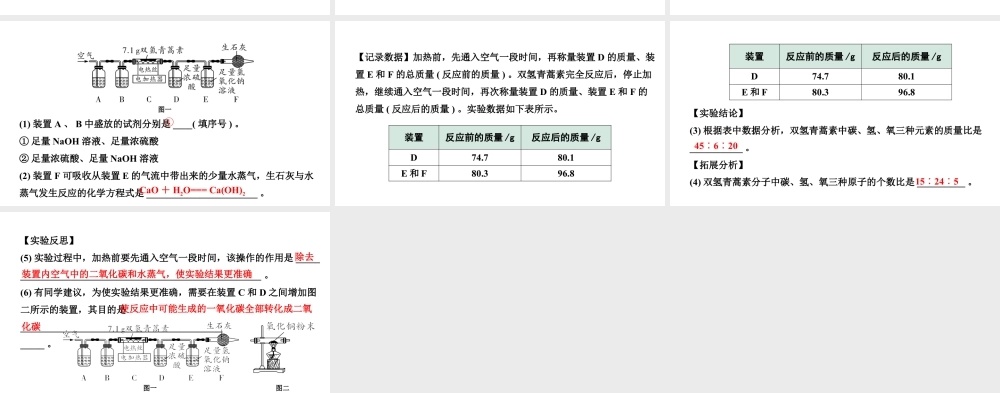 2024四川中考化学二轮复习专题一 横向实验归类练 （课件）.pptx