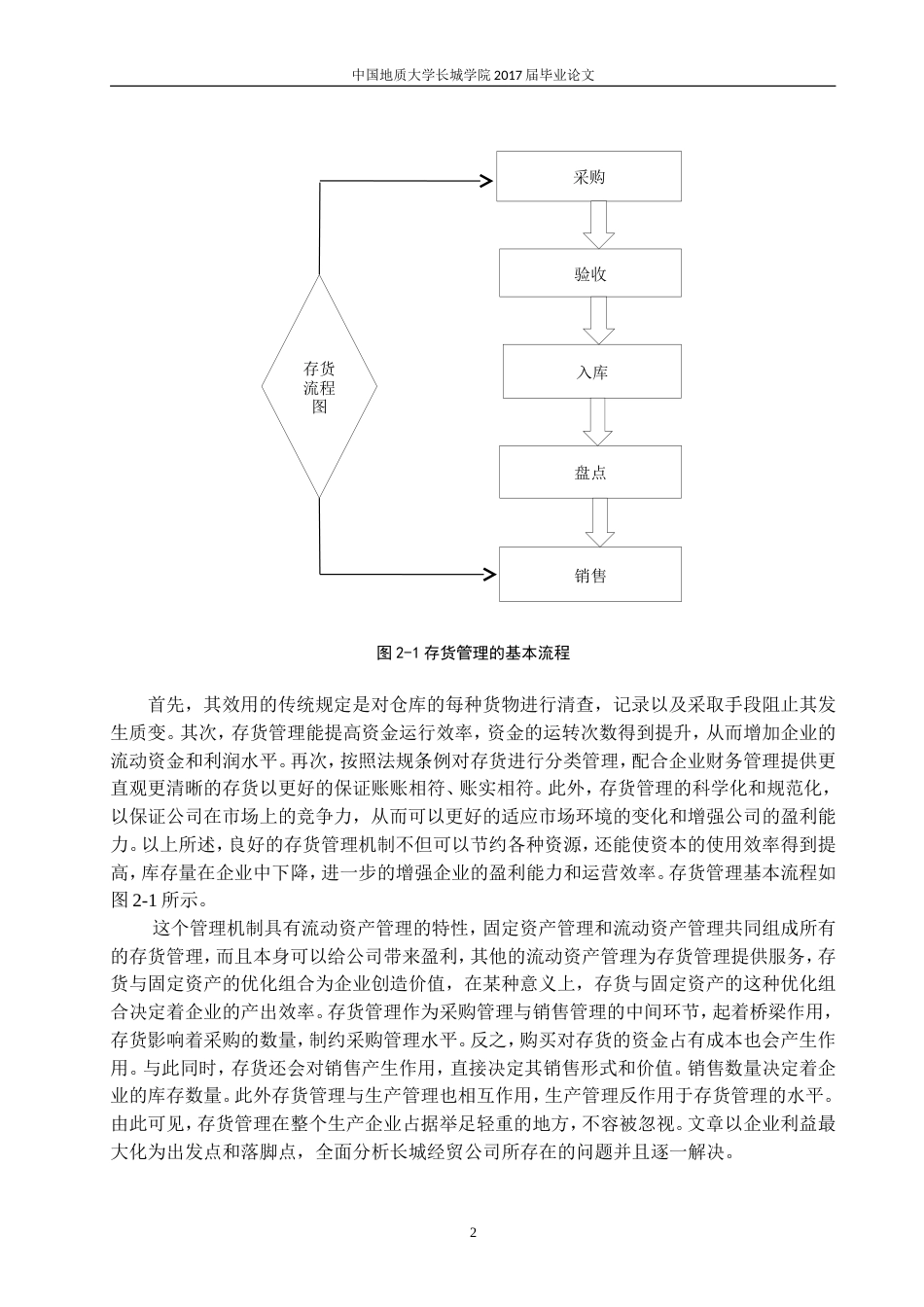 013130830-张赵红-企业存货管理存在的问题及对策—以长城经贸公司为例 _第5页